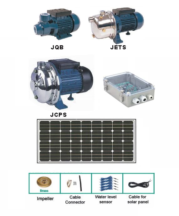 JQB,JETS,JCPS Solar surface pump